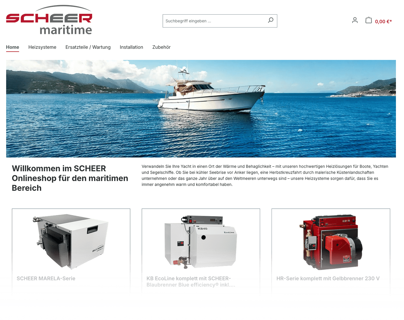 Onlineshop maritime
